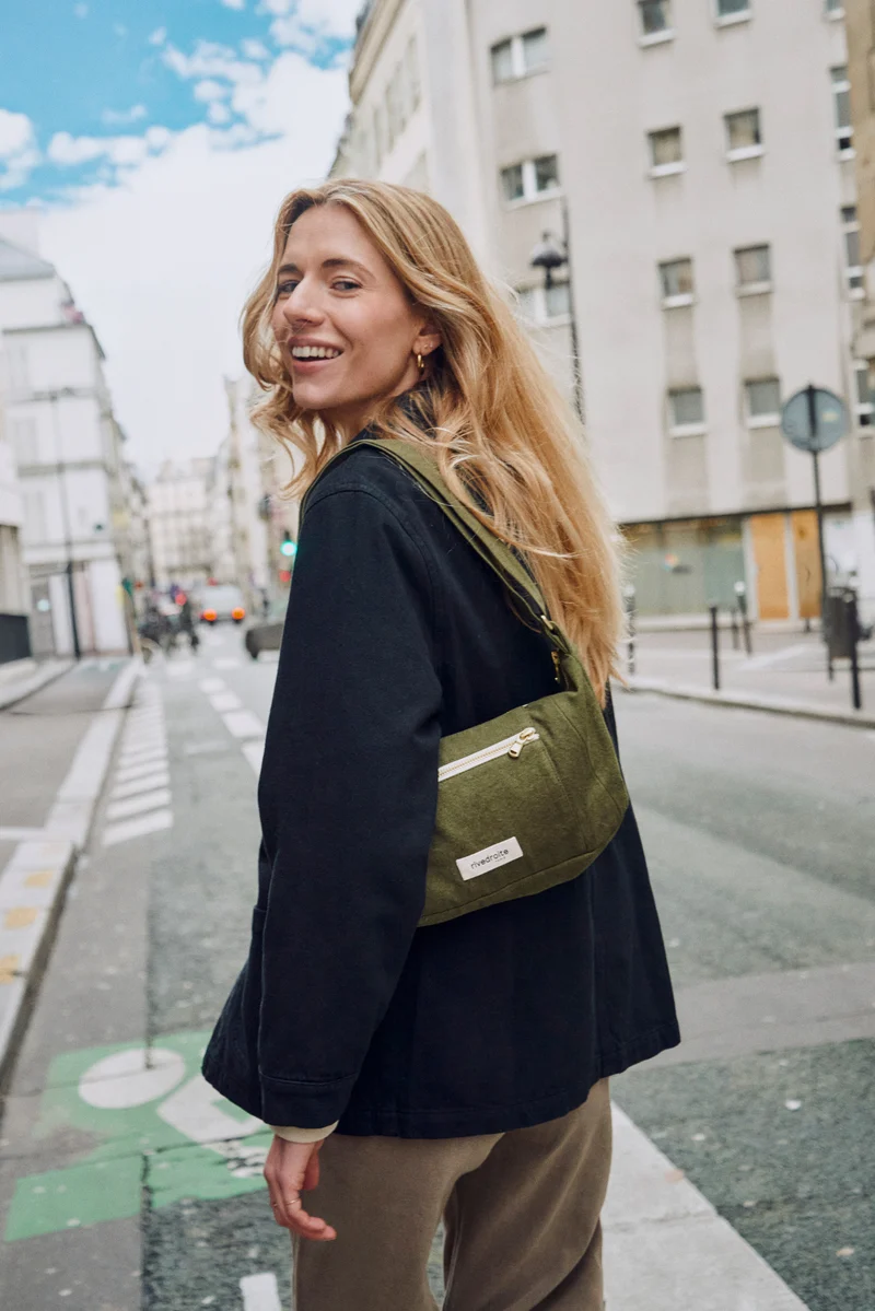 Charlot XS le sac à main - Polycoton Recyclé Kaki