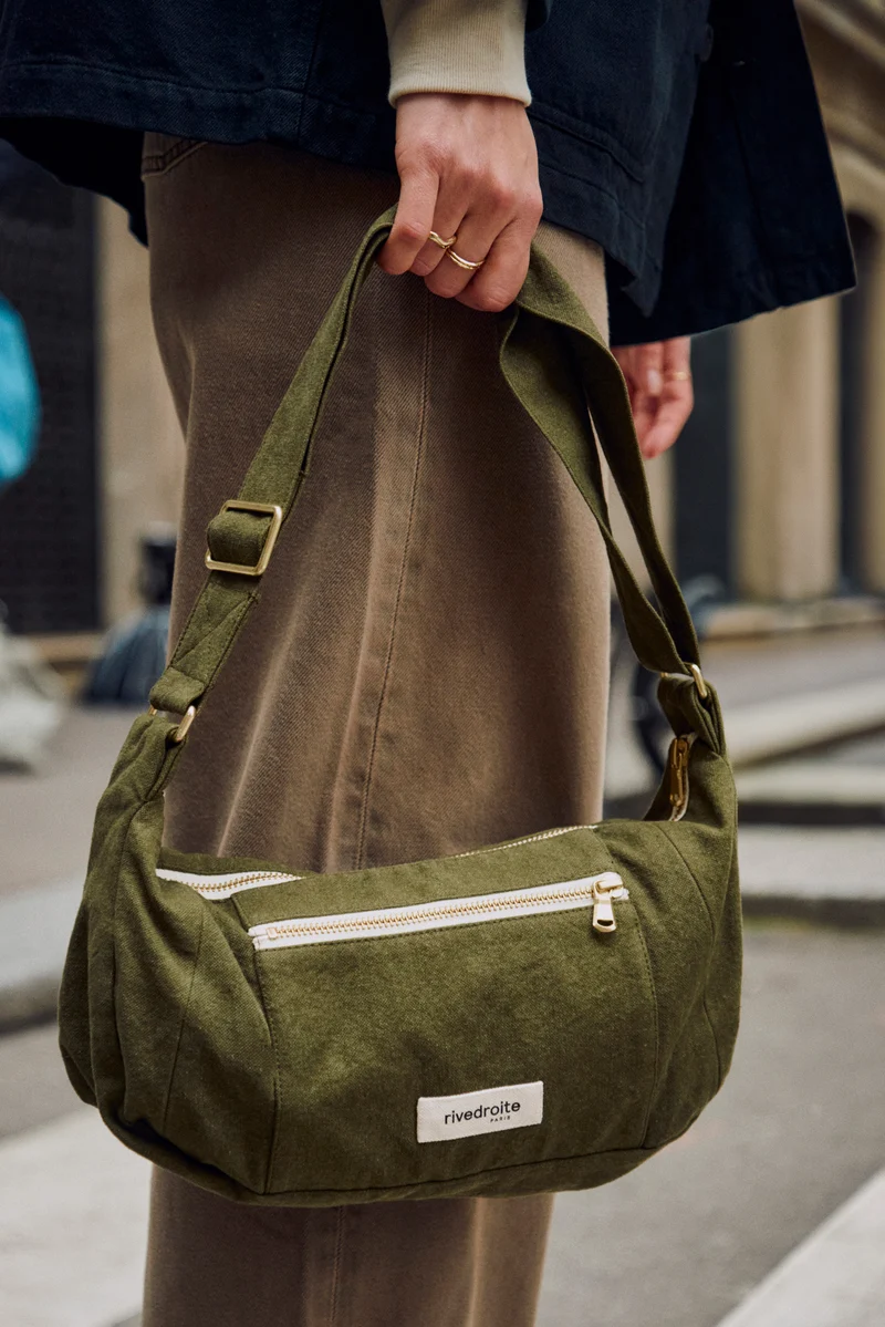 Charlot XS le sac à main - Polycoton Recyclé Kaki