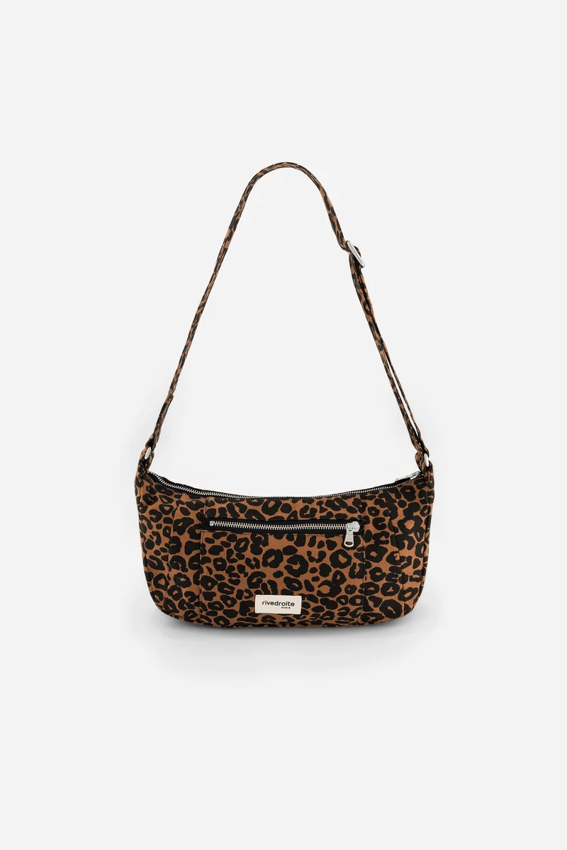 Charlot XS le sac à main - Polycoton Recyclé Léopard