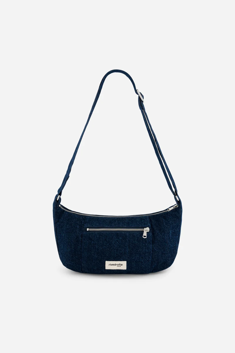 Charlot XS le sac à main - Denim Brut recyclé