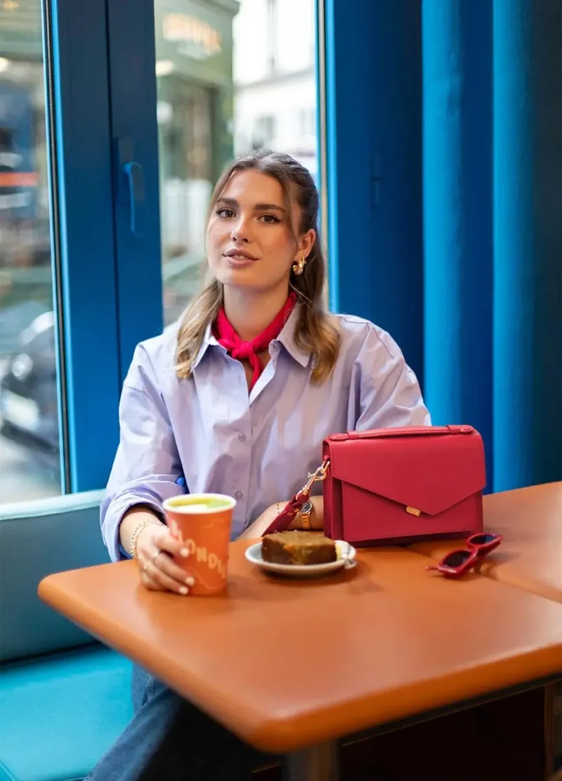 Lancaster Sac Zoé Rouge