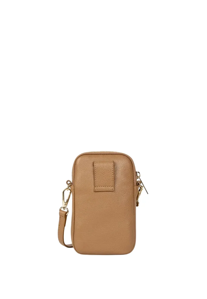 Lancaster Pochette smartphone Zippé Dune camel