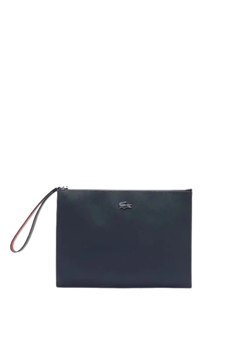 Lacoste Pochette avec dragonne Marine / Rouge