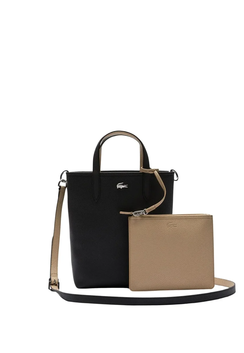 Lacoste Cabas/shopping réversible Noir Krema