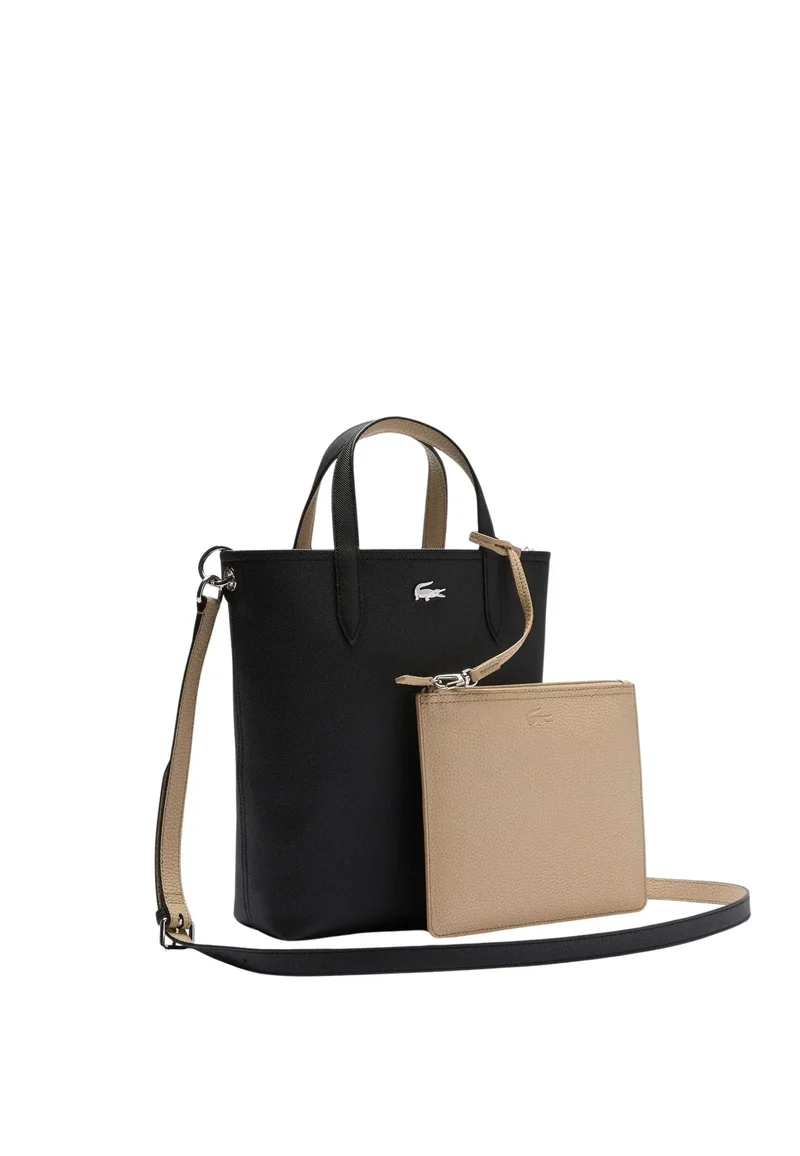 Lacoste Cabas/shopping réversible Noir Krema
