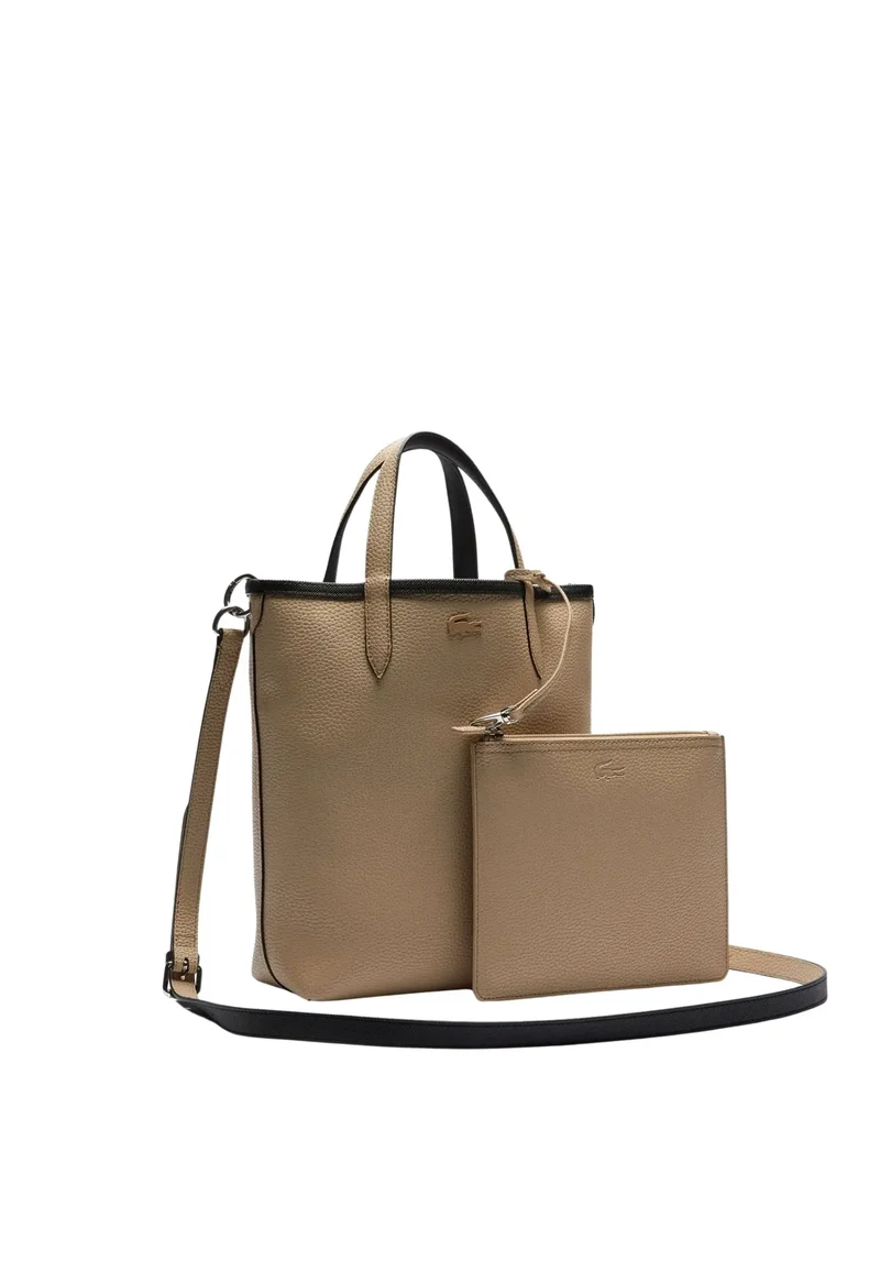 Lacoste Cabas/shopping réversible Noir Krema