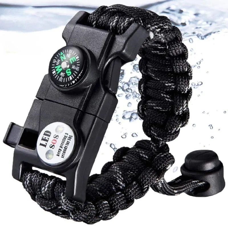 Bracelets Multifonctionnel de Survie 7 en 1 - Randonnée