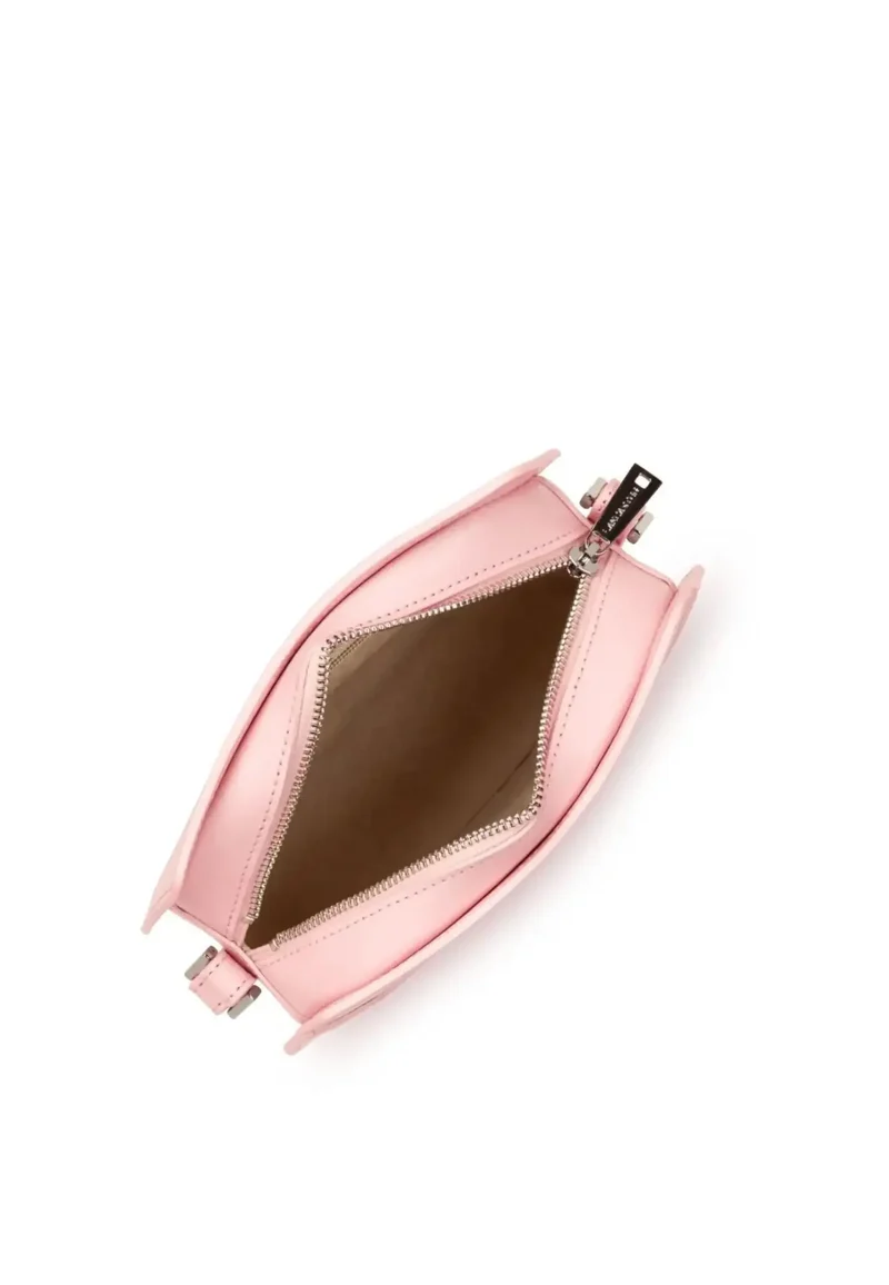 Lancaster Sac demi lune Zippé Suave Lune Rose Fumé