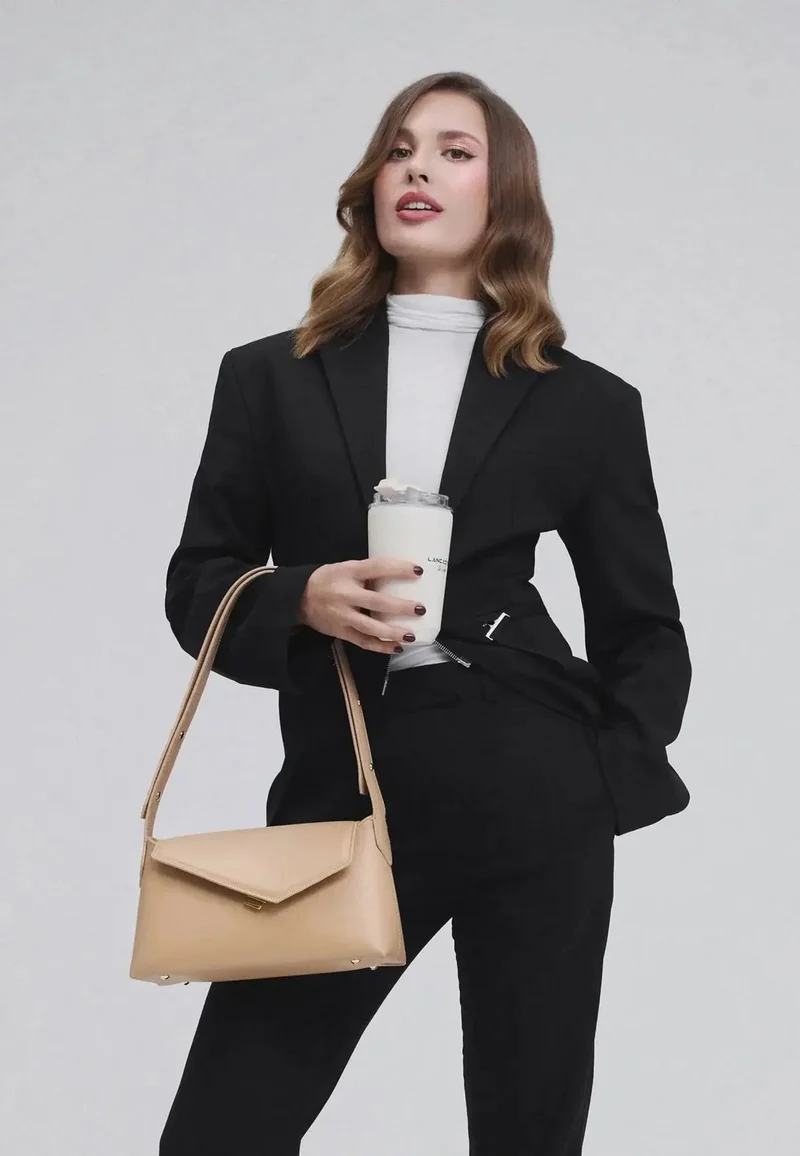Lancaster Besace Zoé 2.0 Beige Foncé