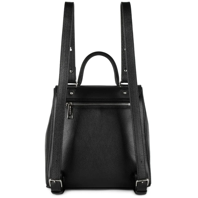 Lancaster Sac à dos A rabat avec fermoir Pia Noir