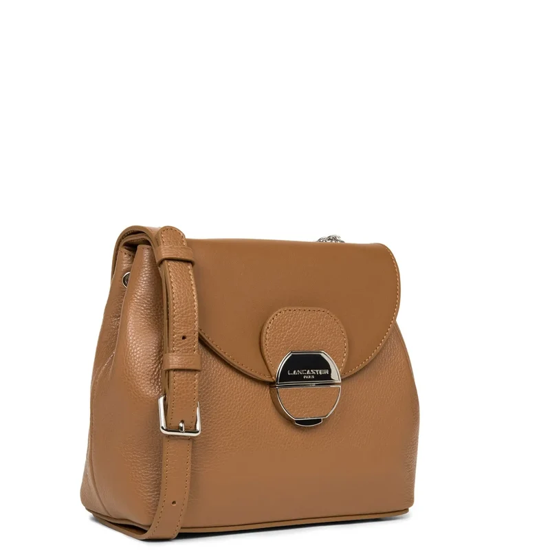 Lancaster Sac trotteur A rabat avec fermoir Pia Camel
