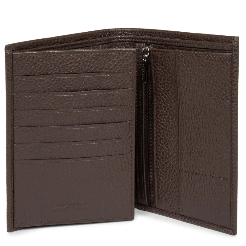 Lancaster Portefeuille Pliée Milano Gentlemen 1703 Marron