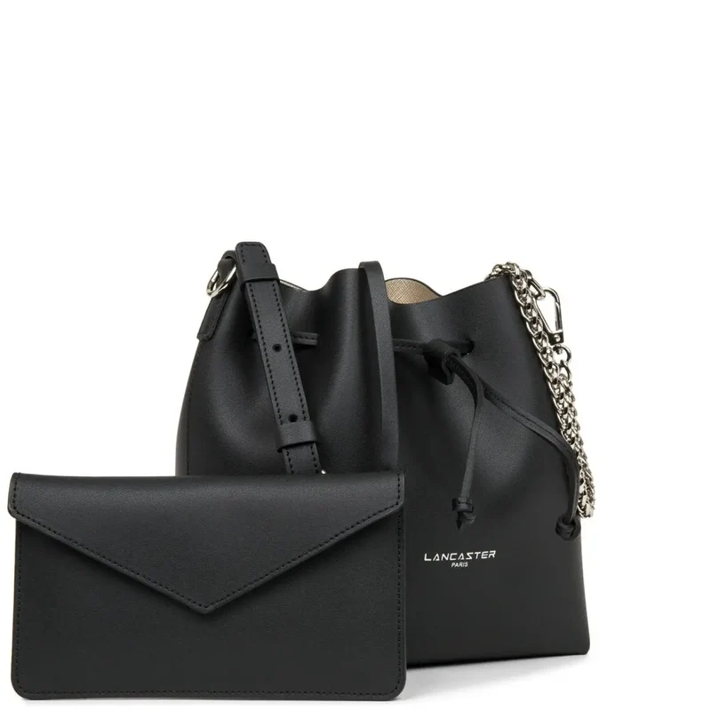 Lancaster Sac Bourse Element City Noir/Champagne