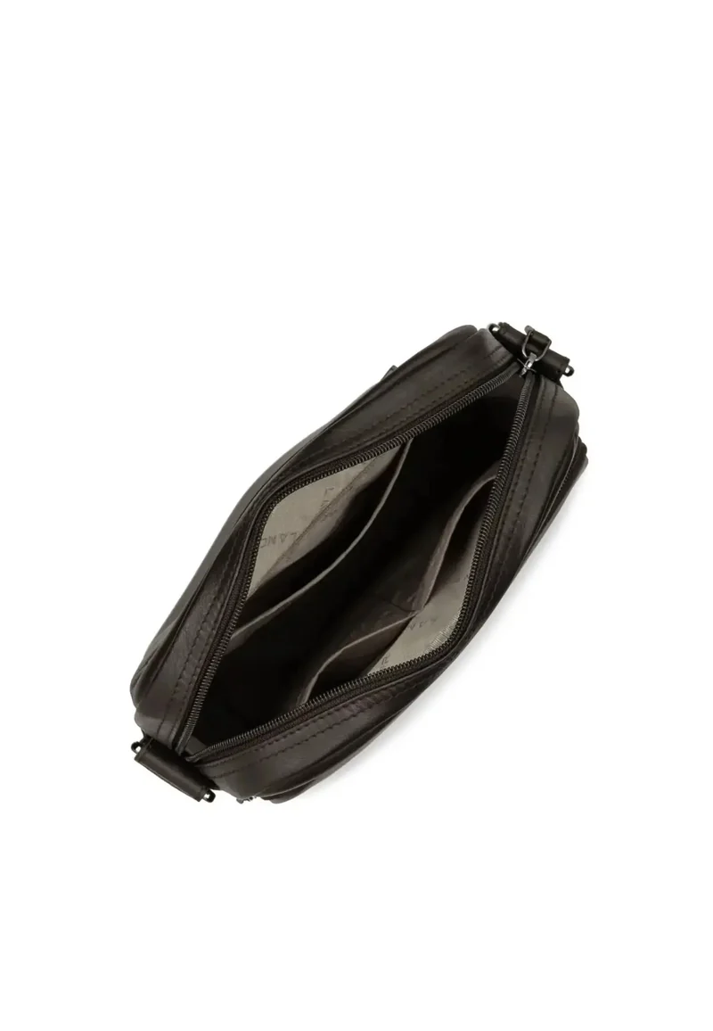 Lancaster Sacoche Cuir SOFT VINTAGE Marron