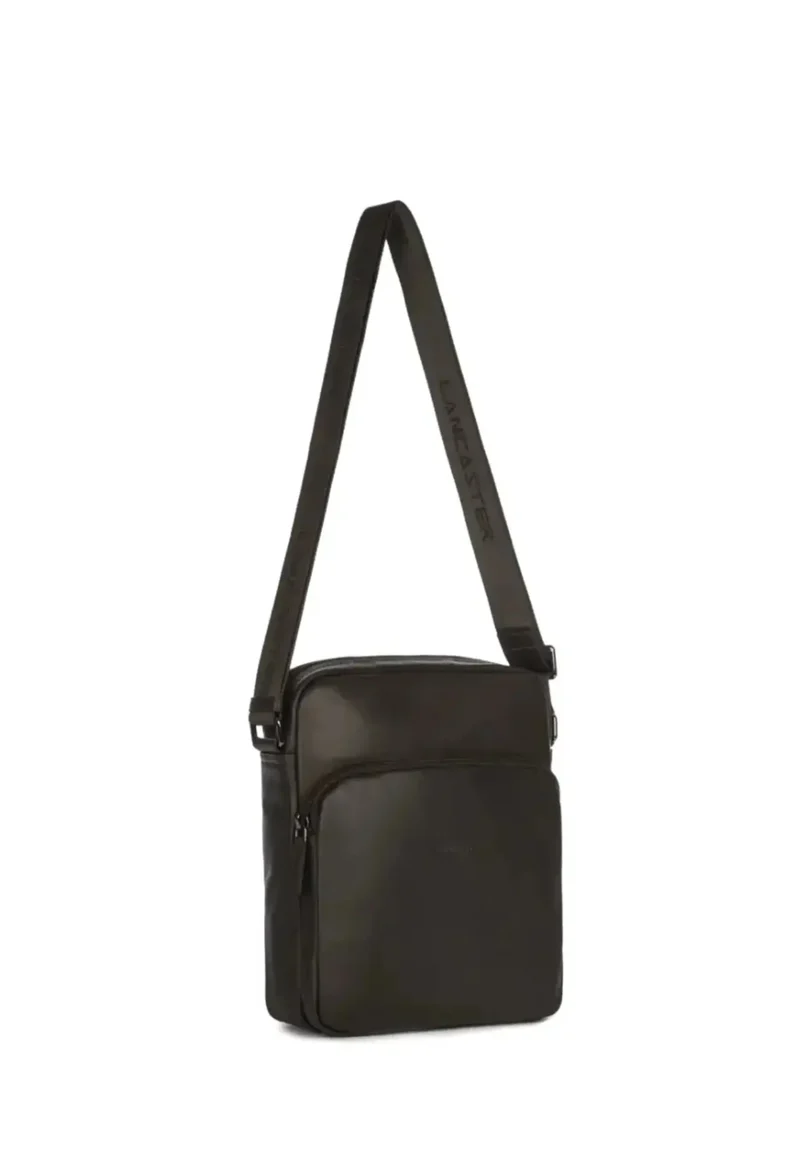 Lancaster Sacoche Cuir SOFT VINTAGE Marron