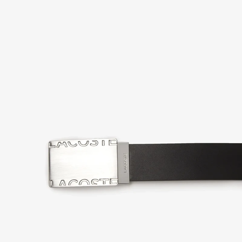 Lacoste Ceinture Elegance Homme Noir/Marron