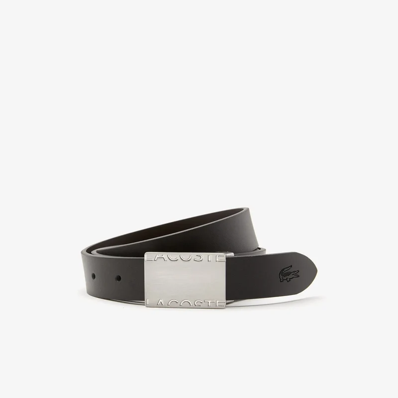 Lacoste Ceinture Elegance Homme Noir/Marron