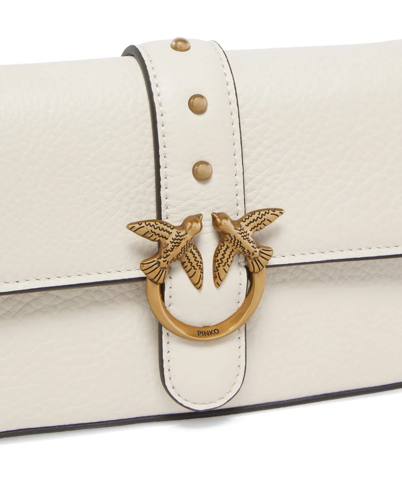 Pinko Sac Rabat Love One Slouchy Baby Bottalat Blanc