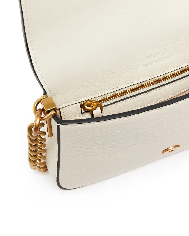 Pinko Sac Rabat Love One Slouchy Baby Bottalat Blanc