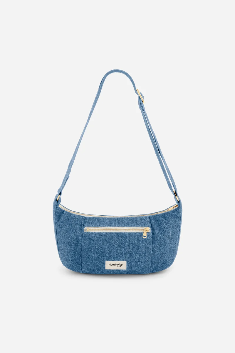 Charlot XS le sac à main - Denim Clair recyclé