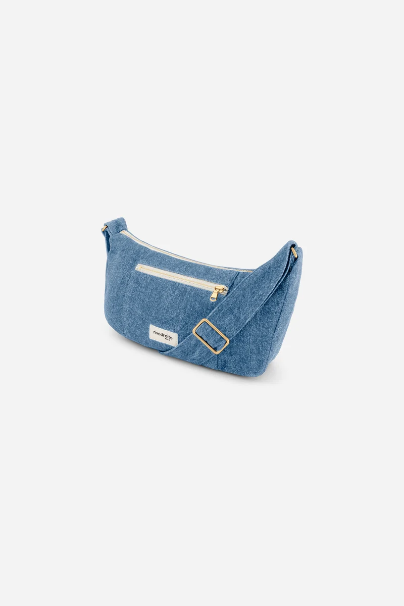 Charlot XS le sac à main - Denim Clair recyclé