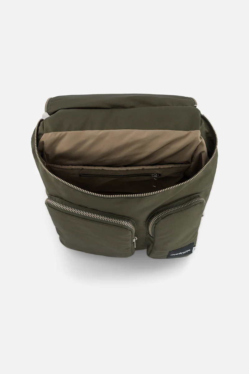 Abel le sac à dos - Polyester recyclé Vert Kaki