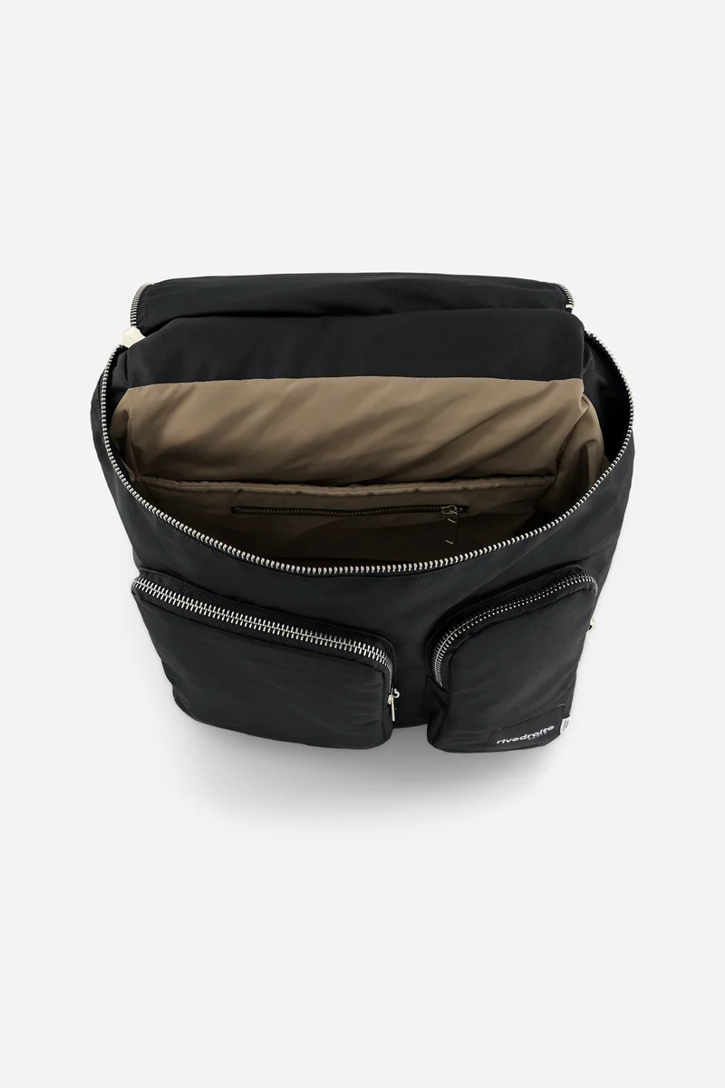 Abel le sac à dos - Polyester recyclé Noir