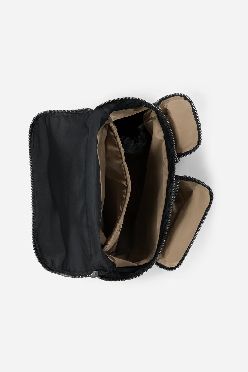 Abel le sac à dos - Polyester recyclé Noir