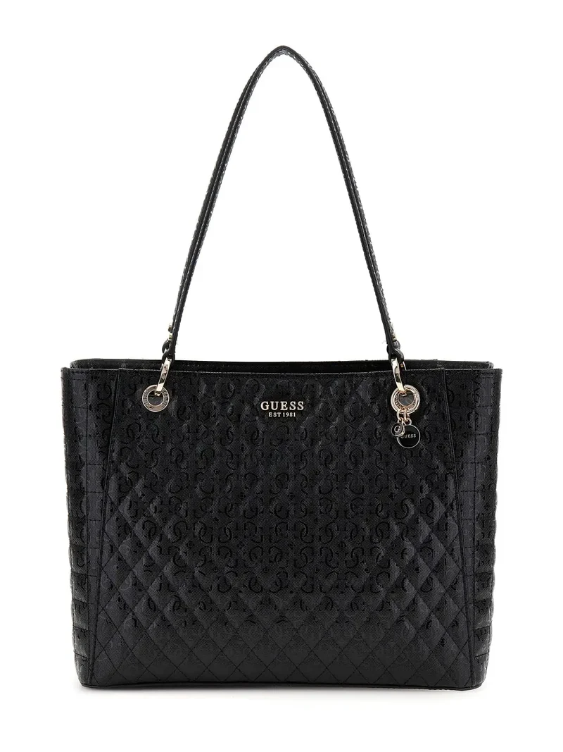 Guess Sac Bandoulière Adi Small Satchel Black