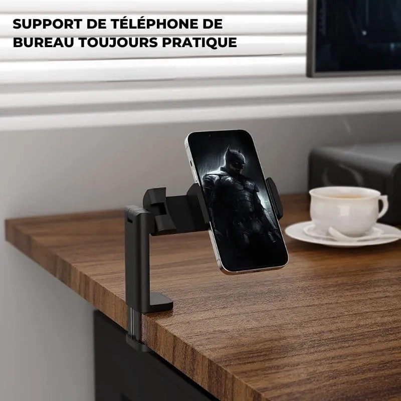 Support de Téléphone de Voyage Polyvalent : Réglable et Portable