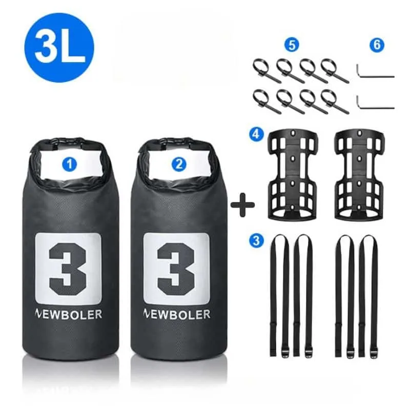 Accessoires de cyclisme⎮ Sacoches pour fourche de 3 et 7 litres