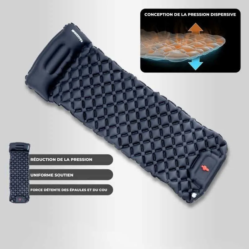 Matelas Gonflable Camping Bleu | Confort & Légèreté