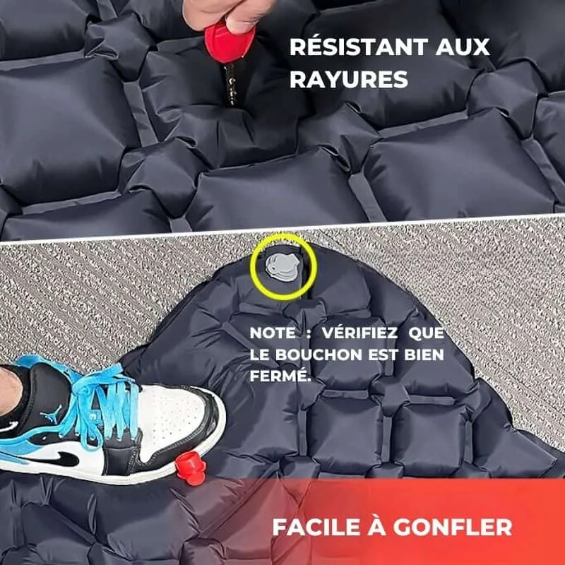 Matelas Gonflable Camping Bleu | Confort & Légèreté