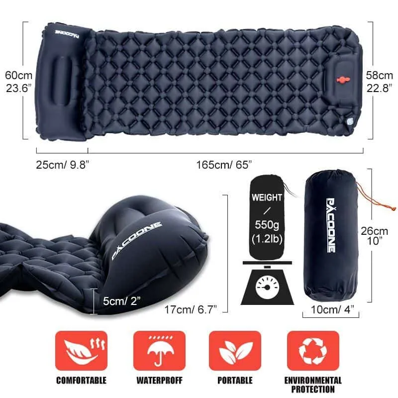 Matelas Gonflable Camping Bleu | Confort & Légèreté