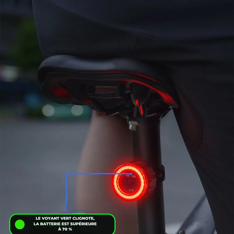 Équipements sportifs⎮Feu arrière de vélo Intelligent