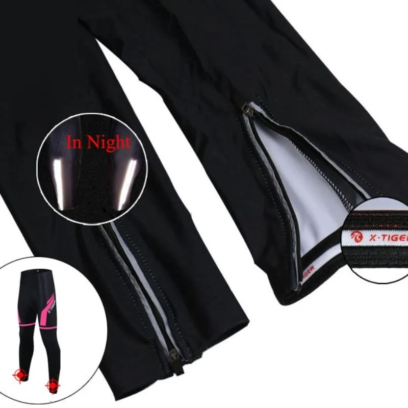 Tenues de cyclisme pour femmes⎮Collants rose et bleu confort Gel 3D