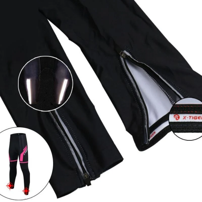 Tenues de cyclisme pour femmes⎮Collants noir confort Gel 3D