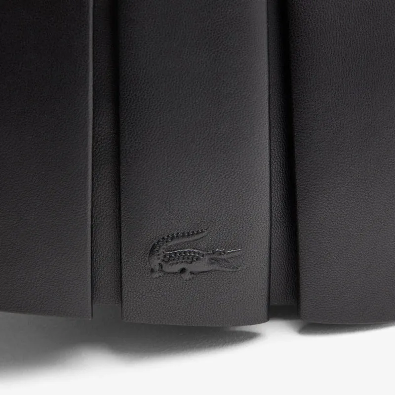 Lacoste Grand Sac Lenglen Défilé en cuir Noir