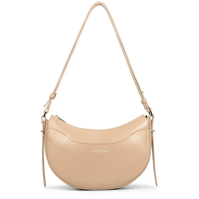 Lancaster Sac demi lune Zippé Suave Ace Beige Foncé