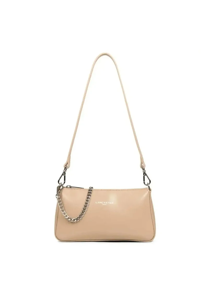 Lancaster Sac trotteur Zippée Suave Even Beige Foncé