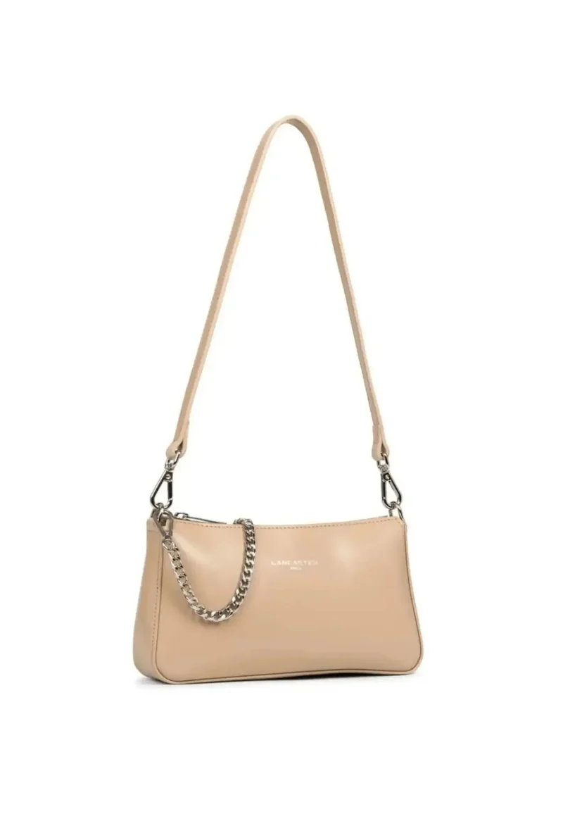 Lancaster Sac trotteur Zippée Suave Even Beige Foncé
