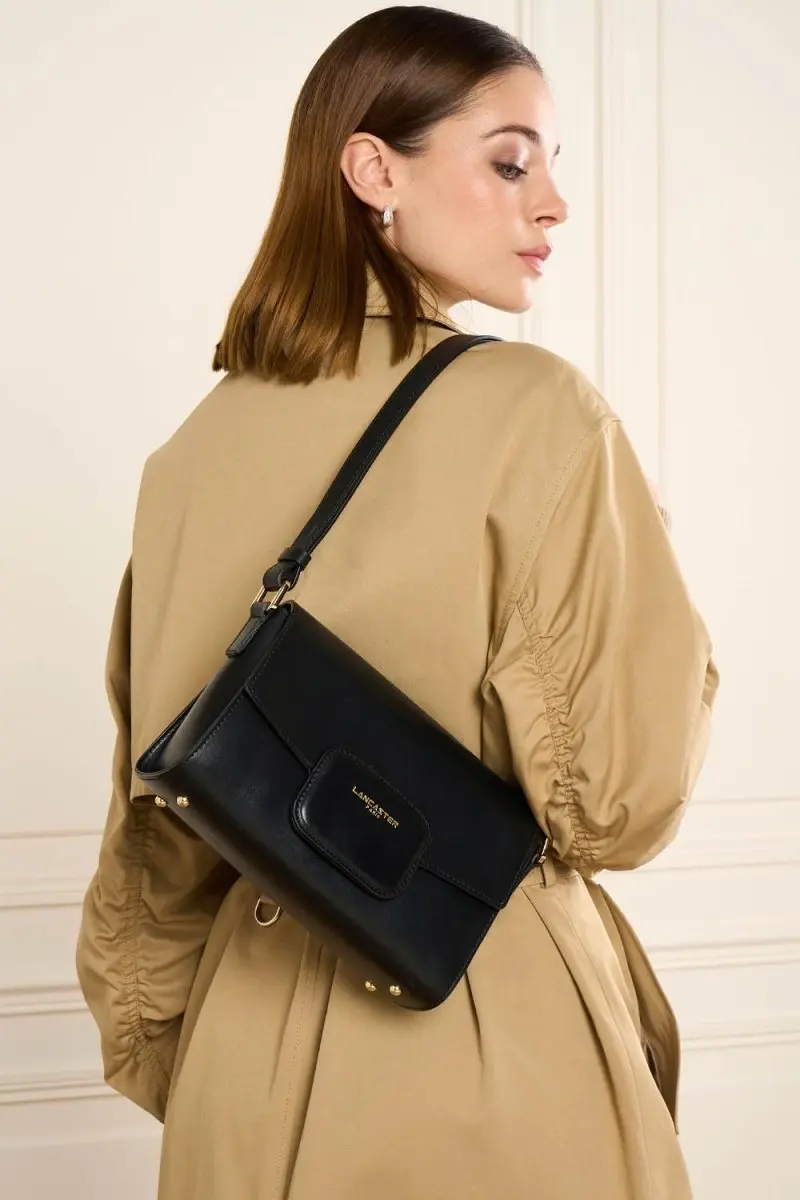 Lancaster Sac Trotteur Paris Pad Noir