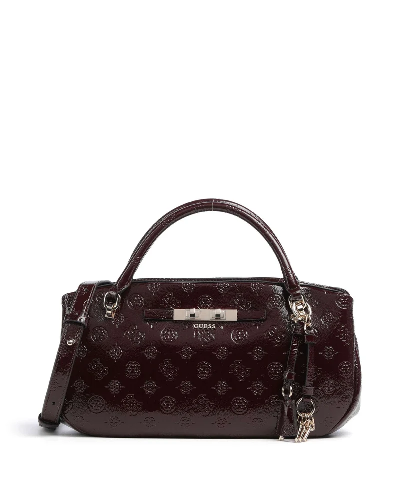 Guess Carmella Sac à main burgundy logo