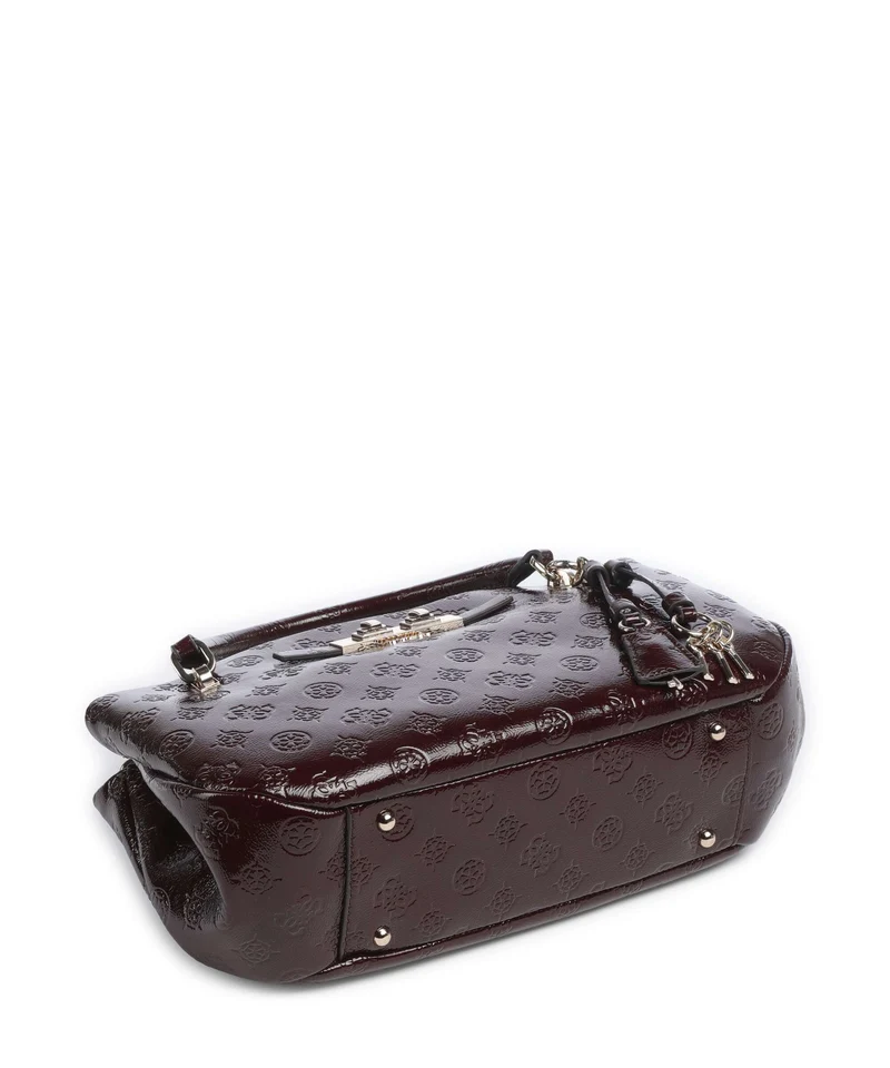 Guess Carmella Sac à main burgundy logo