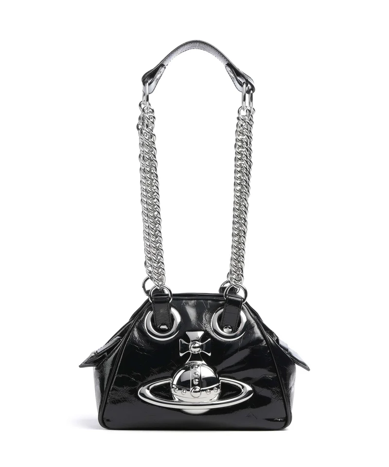 Vivienne Westwood Archive Naplak Sac porté épaule black
