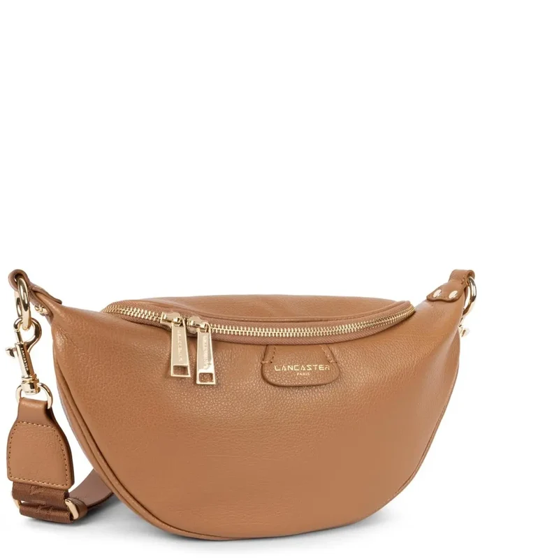 Lancaster Sac banane Zippé Dune Camel