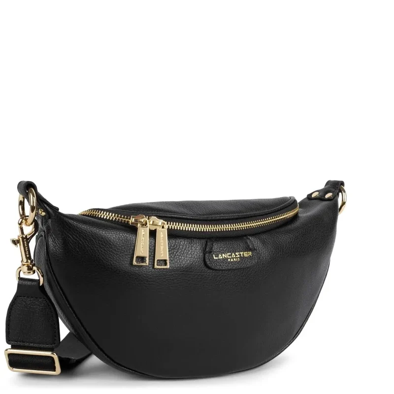 Lancaster Sac banane Zippé Dune Noir