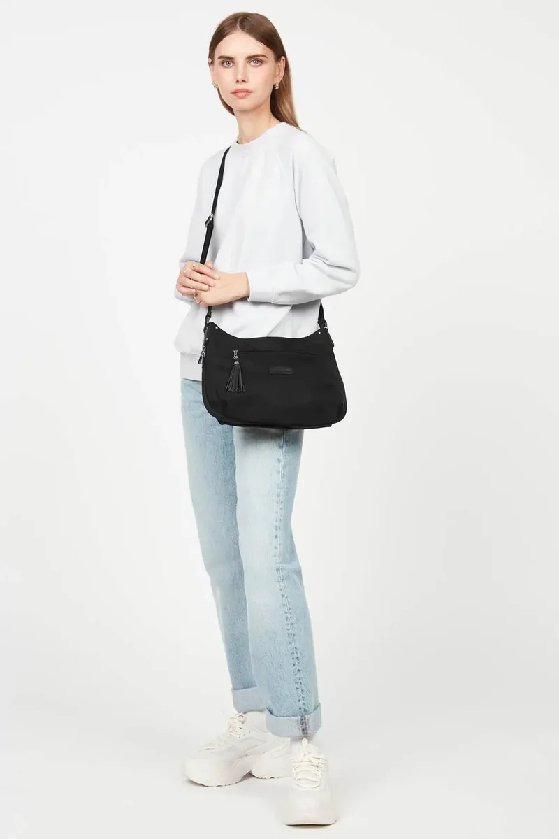 Lancaster Sac besace basic Pompon