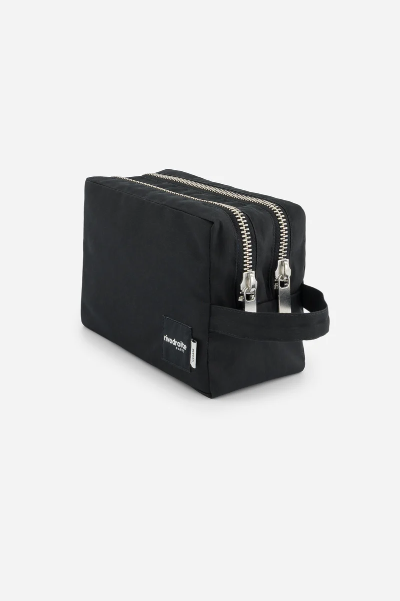 Charonne la trousse de toilette - Polyester recyclé Noir