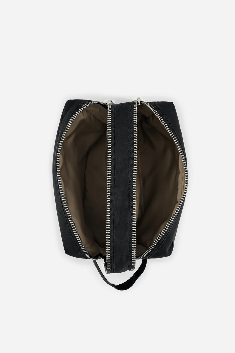 Charonne la trousse de toilette - Polyester recyclé Noir